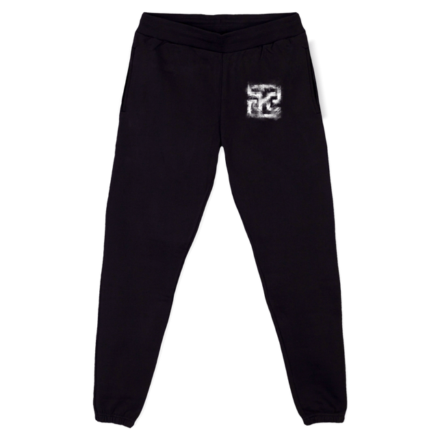 FORGET IT Black Relaxed Sweatpants.