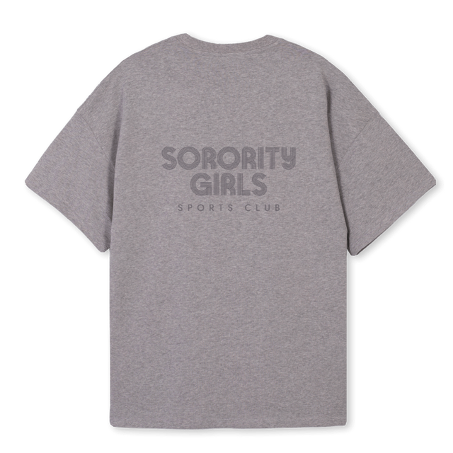 SCGREYMARLTEE Grey Marl Oversized Tee.