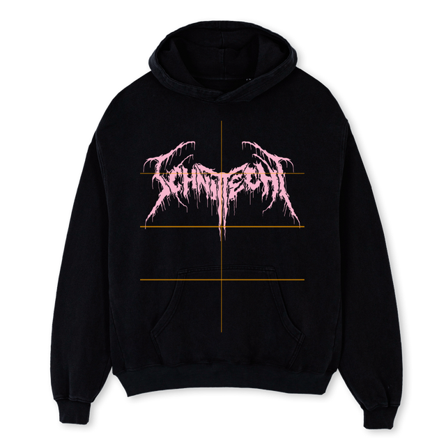 HANNA_1 Black Oversized Hoodie.