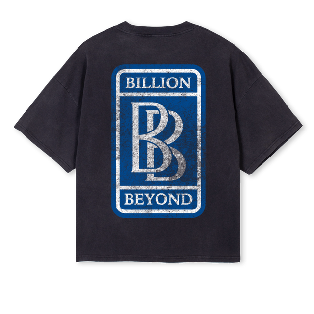 EMBLEMTEE VINTAG Vintage Black Oversized Boxy Tee.