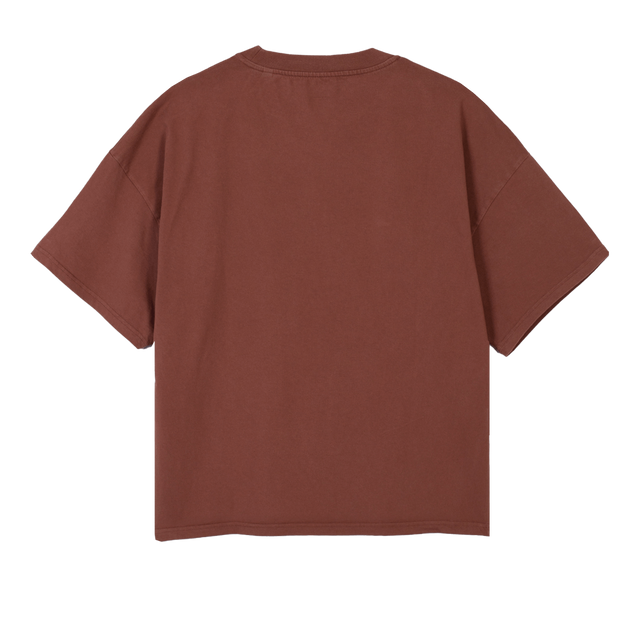 COLLEGE DROPOUT Vintage Brown Oversized Boxy Tee.