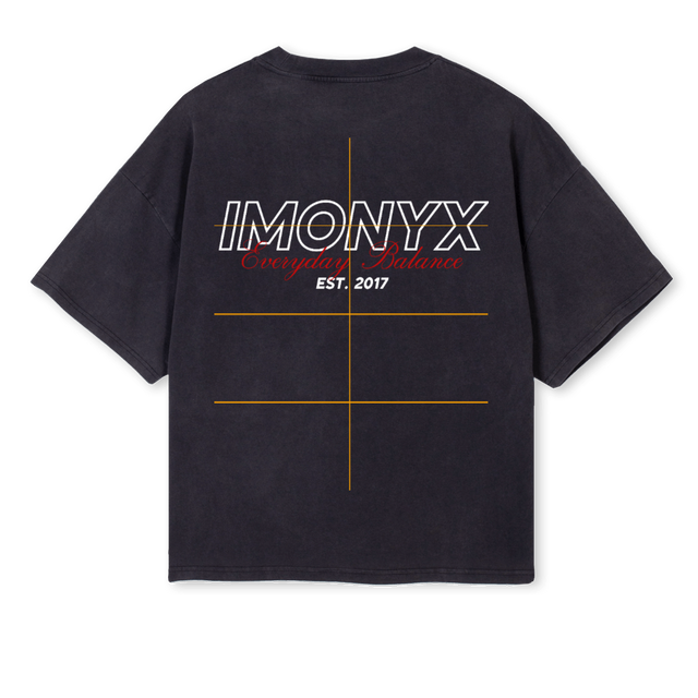 EVERYDAY Vintage Black Oversized Boxy Tee.