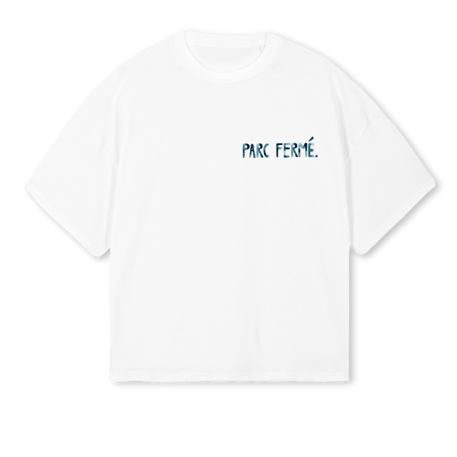 NAMESAKES White Oversized Boxy Tee.
