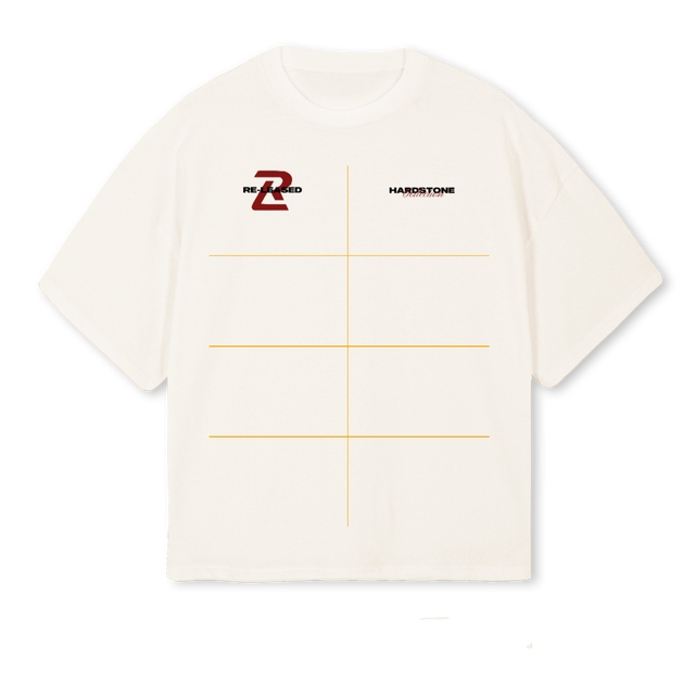 RLSDWHITE Vintage White Oversized Boxy Tee.