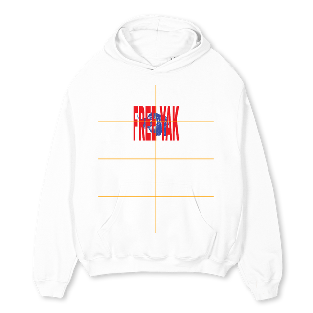 SAVEYAK White Oversized Hoodie.