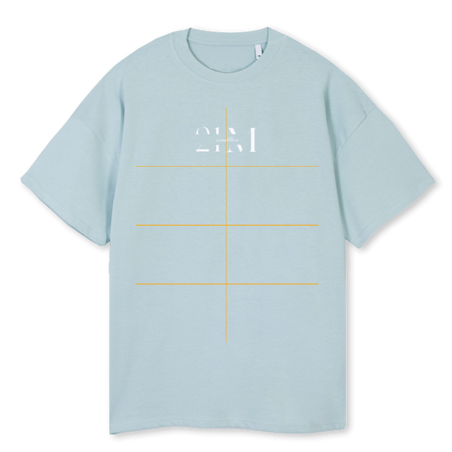ORANGESUNBLUE Cold Blue Oversized Tee.