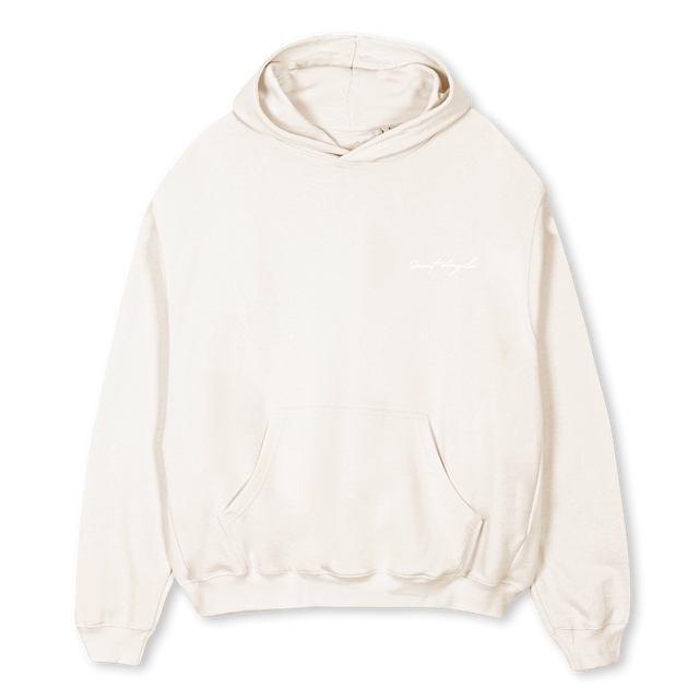DMITRI Vintage White Oversized Hoodie.