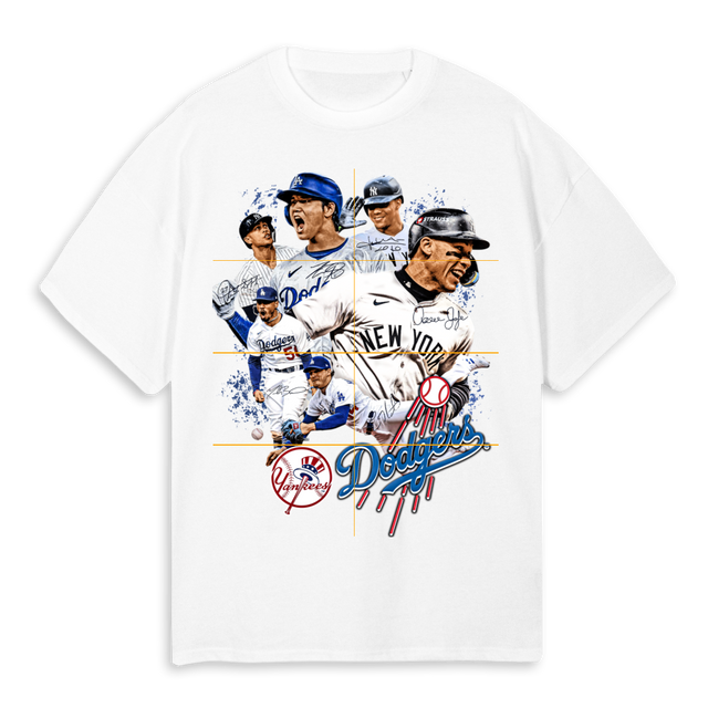 MLBTEE White Oversized Tee.