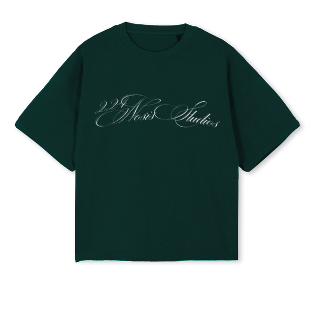 NOSISCURSIVEGREEN Wild Green Oversized Boxy Tee.