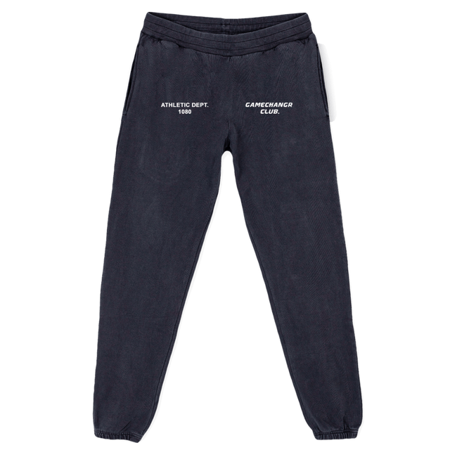GCCLUBSWEATPANTS Vintage Black Relaxed Sweatpants.