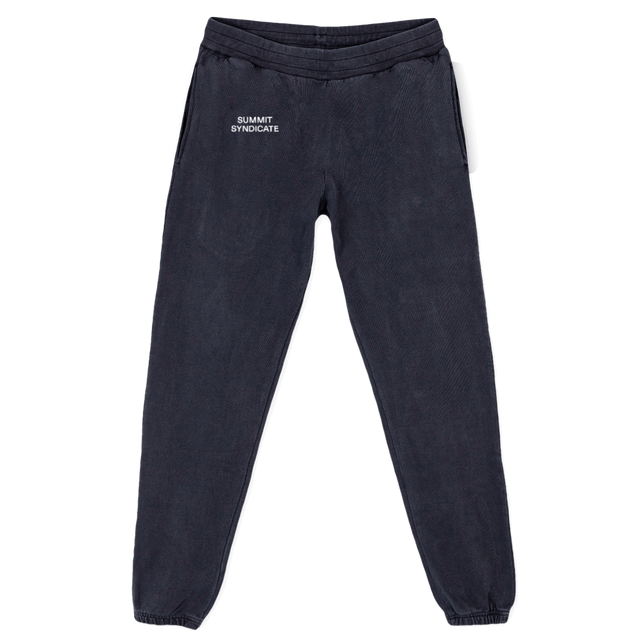 PANTS Vintage Black Relaxed Sweatpants.