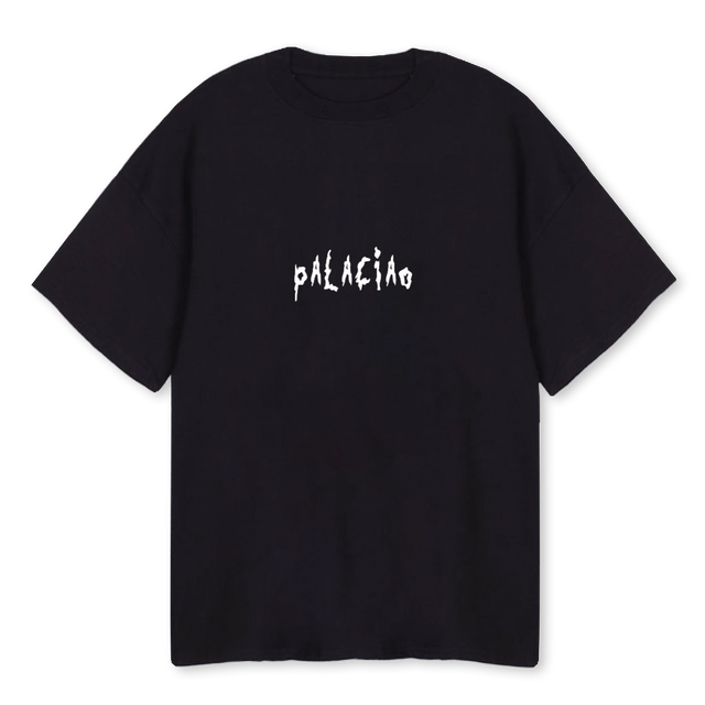 RICKOVERSIZEDOS BLAN Black Oversized Tee.