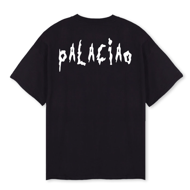 RICKOVERSIZEDOS BLAN Black Oversized Tee.