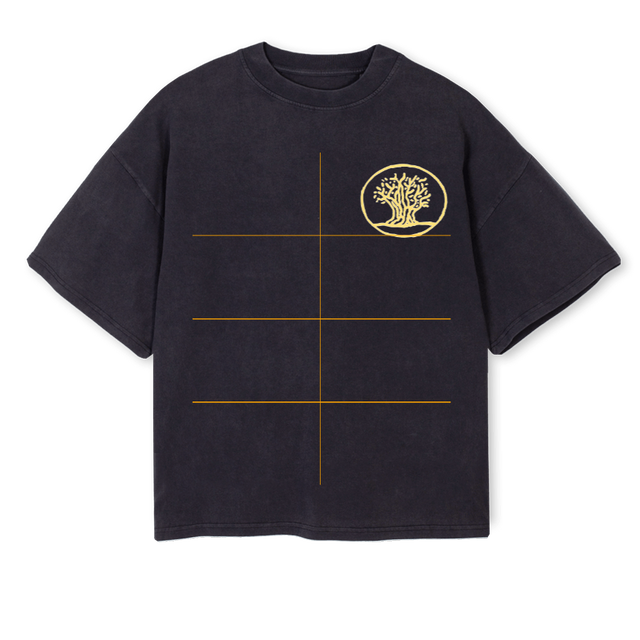 ALAMEDAOLIVETREE_2 Vintage Black Oversized Boxy Tee.