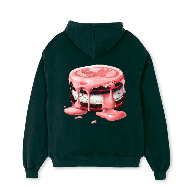 SKCOOKIESHOODIEBRG Wild Green Oversized Hoodie.