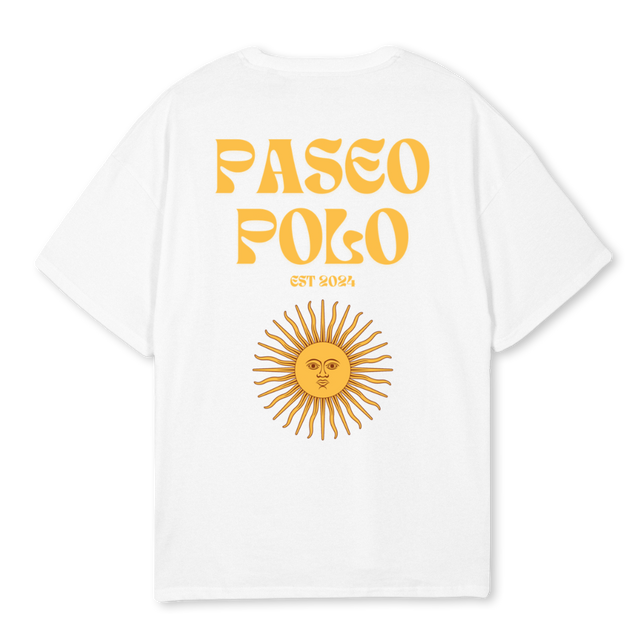 ARGENTINE White Oversized Tee.