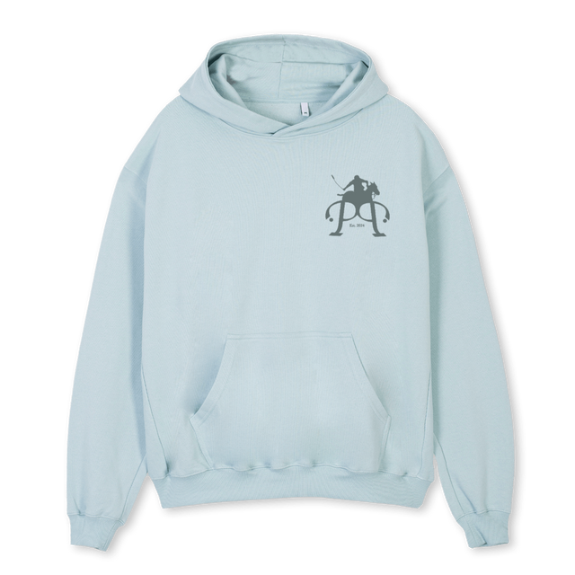 POLO_2 Cold Blue Oversized Hoodie.