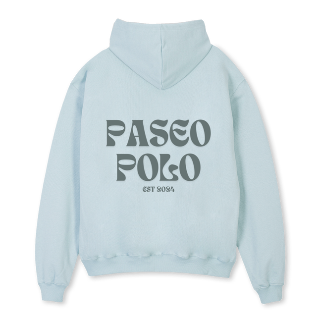 POLO_2 Cold Blue Oversized Hoodie.