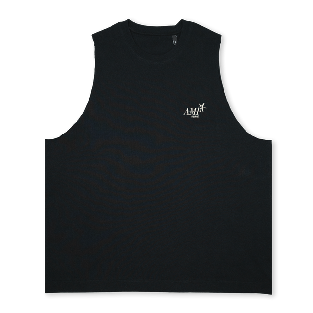 NEWVEST Deep Black Oversized Vest.