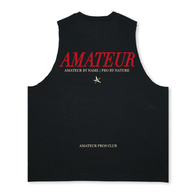 NEWVEST Deep Black Oversized Vest.