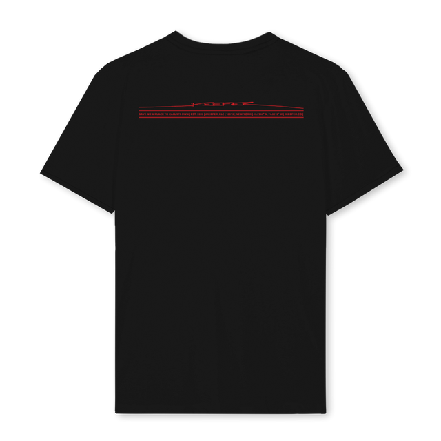 CORETEEONE Black Regular Tee.