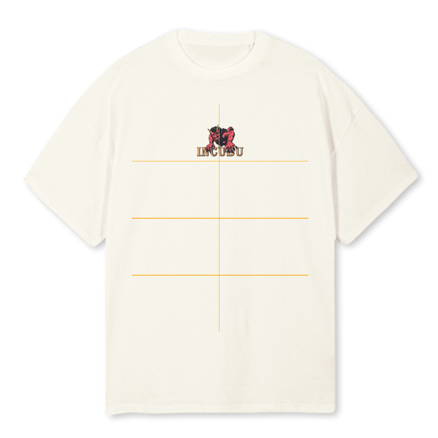 DEVIL Cream Oversized Tee.