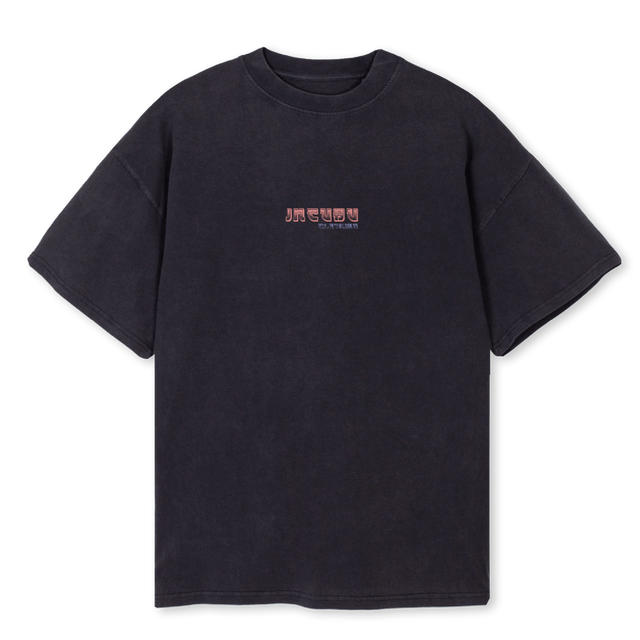 HANNYA Vintage Black Oversized Tee.