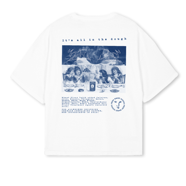IAITD White Oversized Boxy Tee.