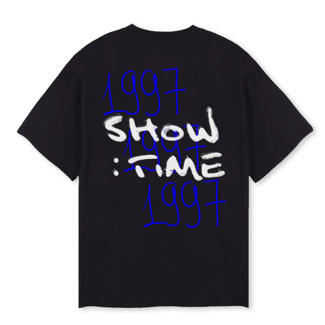 YEARBIRTH Black Oversized Tee.