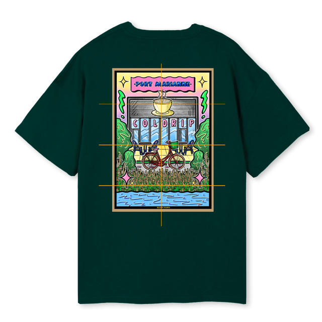 COLDRIP PM Wild Green Oversized Tee.