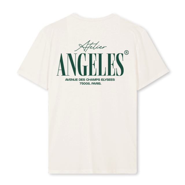 ATELIERANGELES Vintage White Regular Tee.
