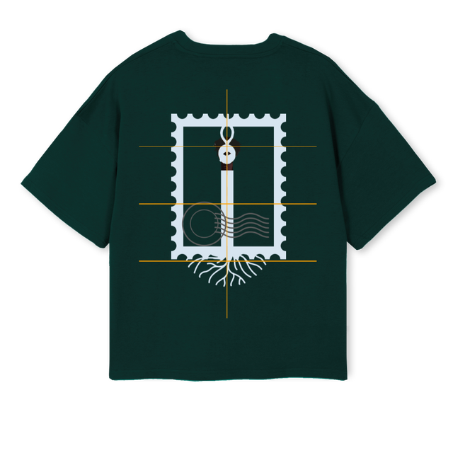 NOBLIGEGRBLMEMLANE Wild Green Oversized Boxy Tee.