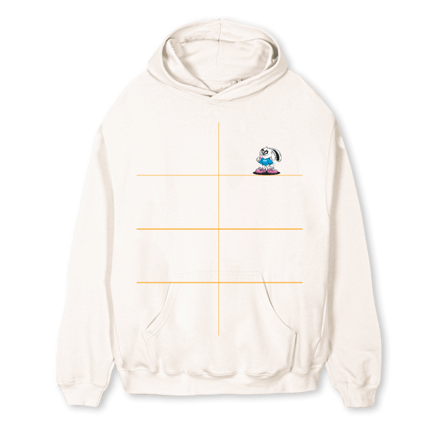 SWEETS Vintage White Regular Hoodie.