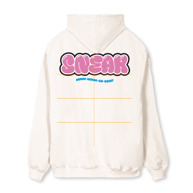 SWEETS Vintage White Regular Hoodie.
