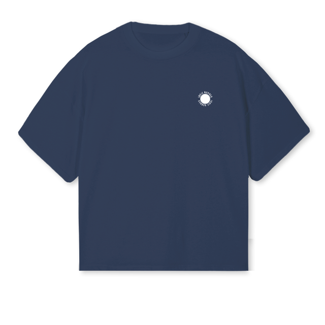 TYPE Navy Blue Oversized Boxy Tee.