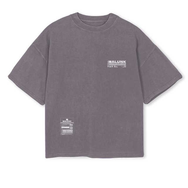 GREYPPTEEE Pigment Grey Oversized Boxy Tee.