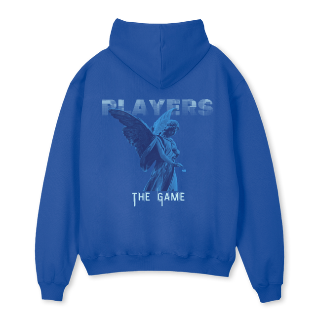 PLAYERSBLUEH Cobalt Blue Oversized Hoodie.