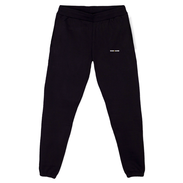 WINTERR Black Relaxed Sweatpants.
