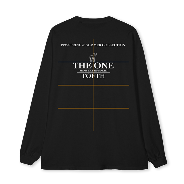 PROMO SS COL OVLST Black Oversized LS Tee.