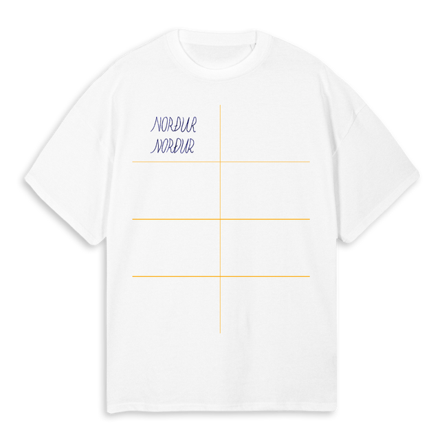 HP NORÐUR White Oversized Tee.