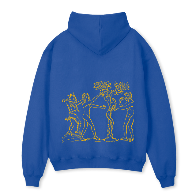 ADAMANDEVE Cobalt Blue Oversized Hoodie.
