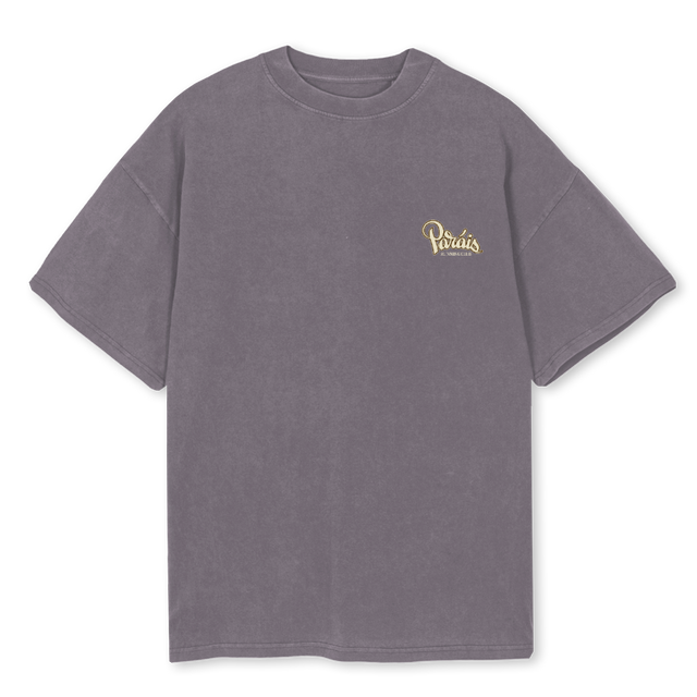 RUNNINGTEE Pigment Grey Oversized Tee.