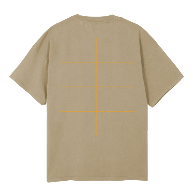 CREER Vintage Dune Oversized Tee.