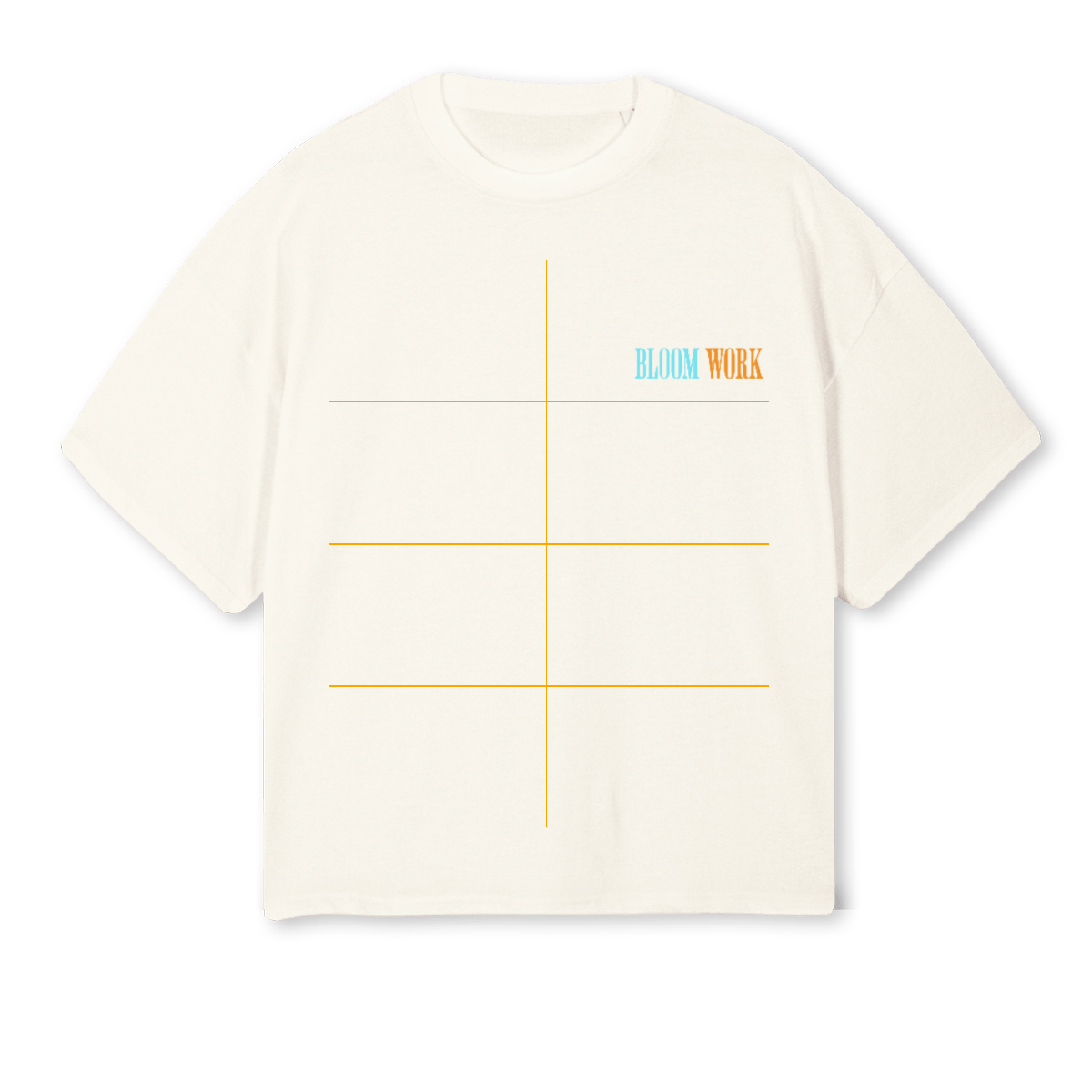 Momo Blossoms Woman Boxy Tee [Premium Cotton]