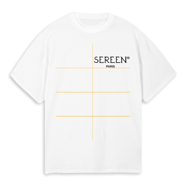 WHITESER White Oversized Tee.