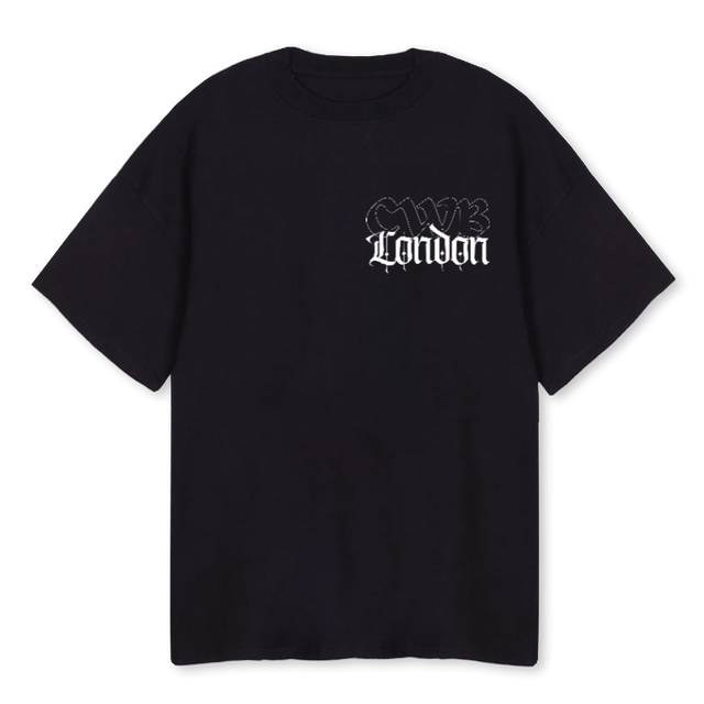 CWBLONDONSS Black Oversized Tee.