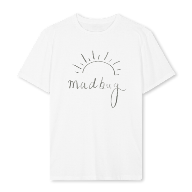 MADBUG DRAWN SMPLE White Regular Tee.