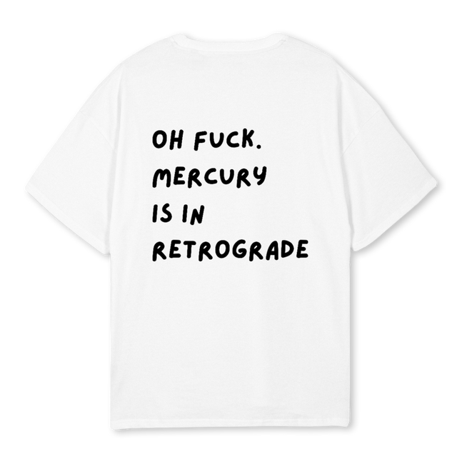 ACTHREE White Oversized Tee.