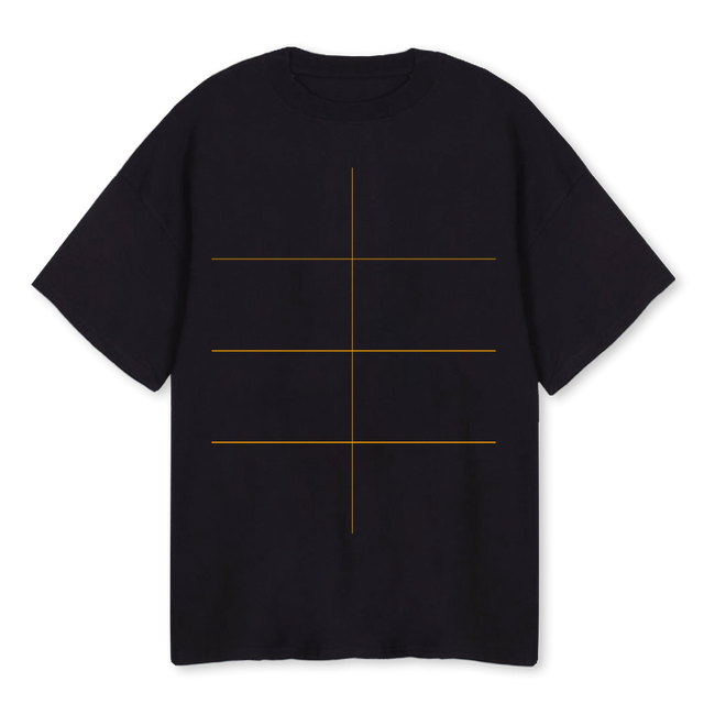 NINENINEPINK Black Oversized Tee.