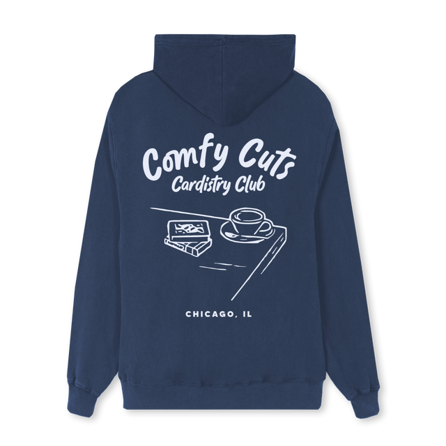 COMFY NAVY Navy Blue Regular Hoodie.